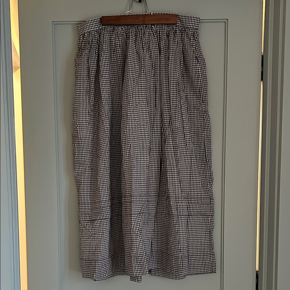 Gap x Doen gingham midi skirt